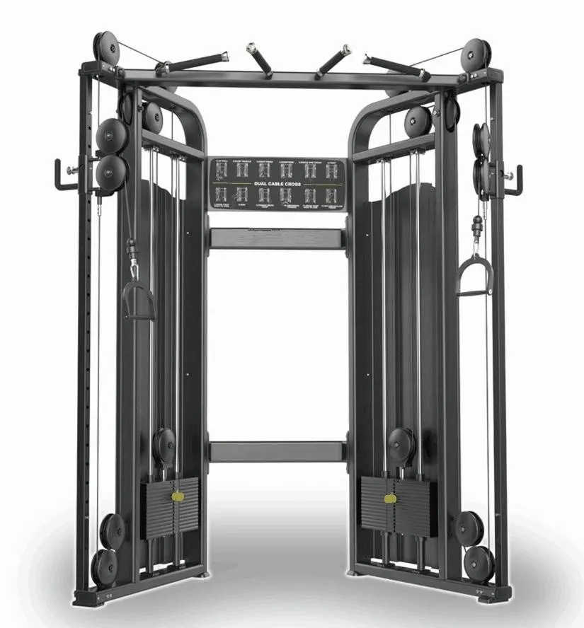 Multi Funtional Multigym Home High Quality Plate Weight Loaded Gym Fitness Equipment Dual Arm Cable Crossover Machine