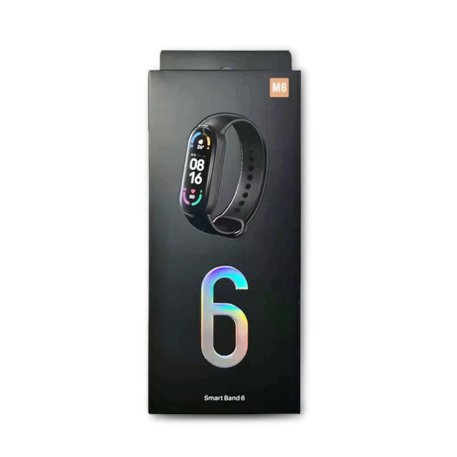 Hot sale Smart Band Fitness Tracker Heart Rate Blood Pressure Monitor Color Screen M6 Smart Watch Bracelet IP67 Waterproof
