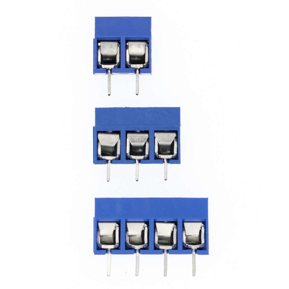 KF301 2P/3P/4P Синий KF301-5.0 KF301 винт 5,0 мм прямой штифт PCB клеммный блок соединитель
