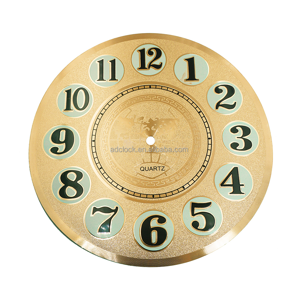 Floor Clock 276mm Arabic Numeral Clock Face Modern Wall Clock Dial
