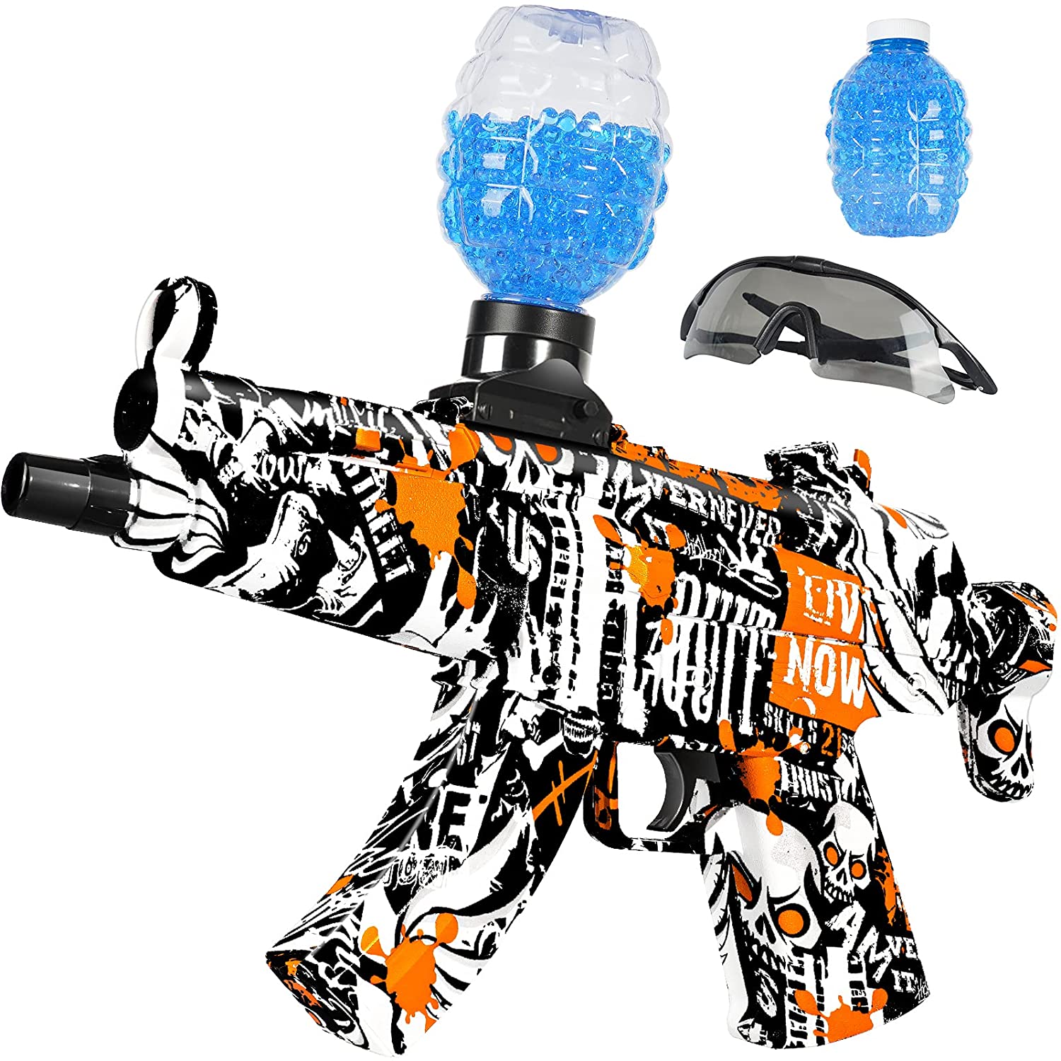 wholesale stock toy gun kids game gellets ball water gel gun mp7 blaster