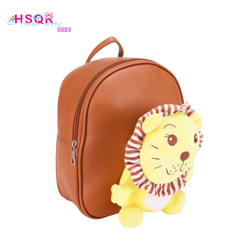 Wholesale Girls Cheap Cute Cartoon School Bag Animal Plush Backpack Children Kids Backpack School Bags for Gift Women for School