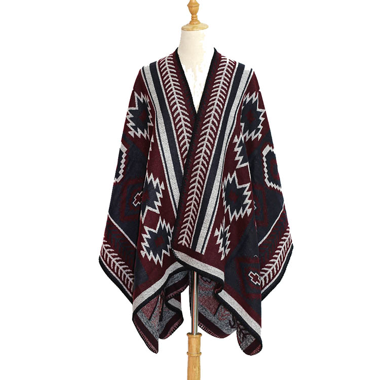 Autumn Winter Cashmere Multifunctional Jacquard Silk Scarf Women Pashmina Shawls Scarf