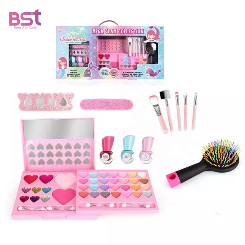 Diy Cosmetic Set Girls Makeup Pretend Beauty Toys Safe And Non-toxic Children's Makeup Toys With Window Box