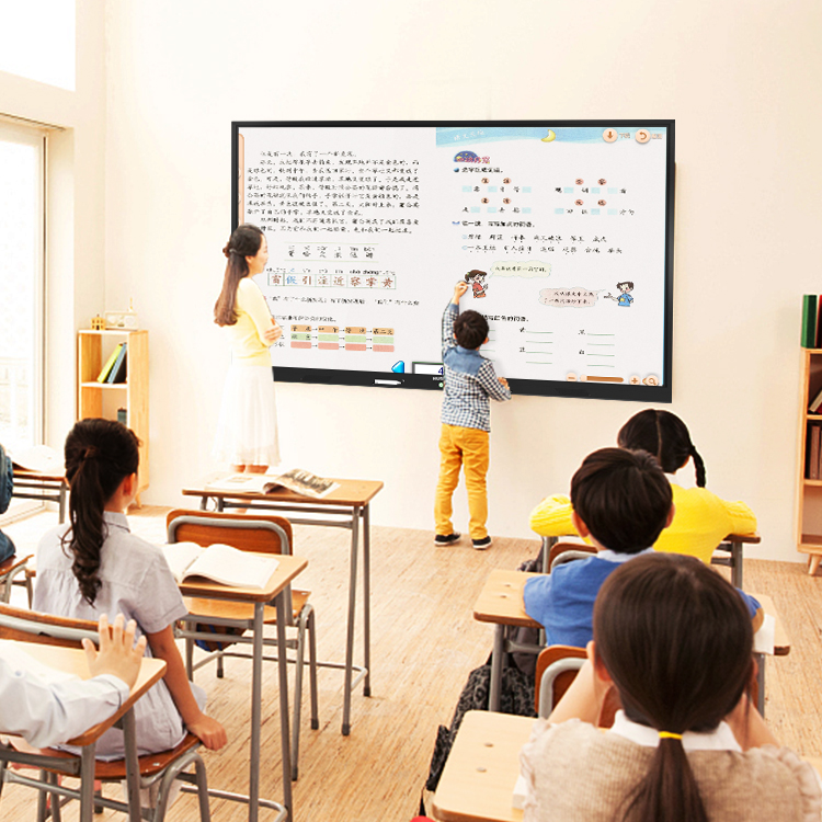 Factory Prices School Classroom Touch Screen Digital Flat Panel Interactive Whiteboard Smart Board for Education