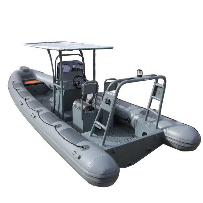 RHIB 700 орка гипалон алюминиевый корпус ребристая Круизная надувная лодка