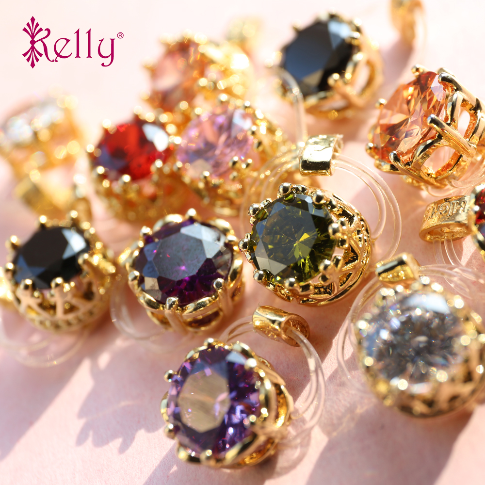 HIGH'S Crown Красочные Девушки 18K позолоченные ноги кольцо Регулируемый эластичный подарок в коробке Алмазная форма палец кольца для женщин