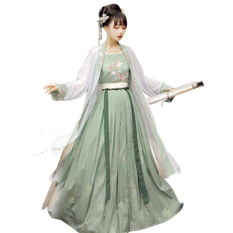 Традиционное элегантное шифоновое платье hanfu на заказ для взрослых