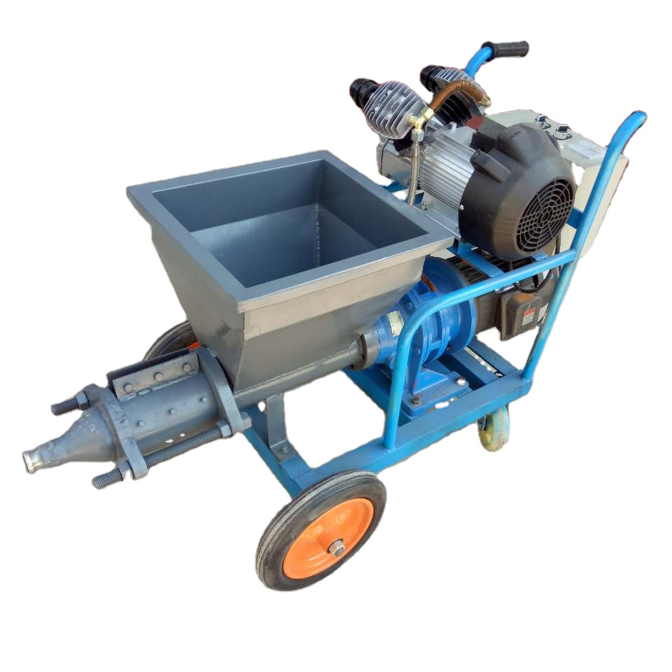 Factory Supply Cement Mortars Spraying Machine Electric Power Small Mortar Sprayer For Exporting