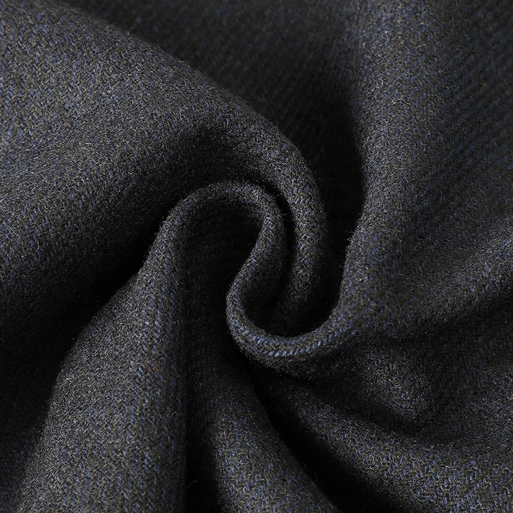Wholesale Custom OEM&ODM Supplier Textiles Raw Material Apparel Cloth W30% OTH70% 57/58" 420g/m Navy Twill Fabric
