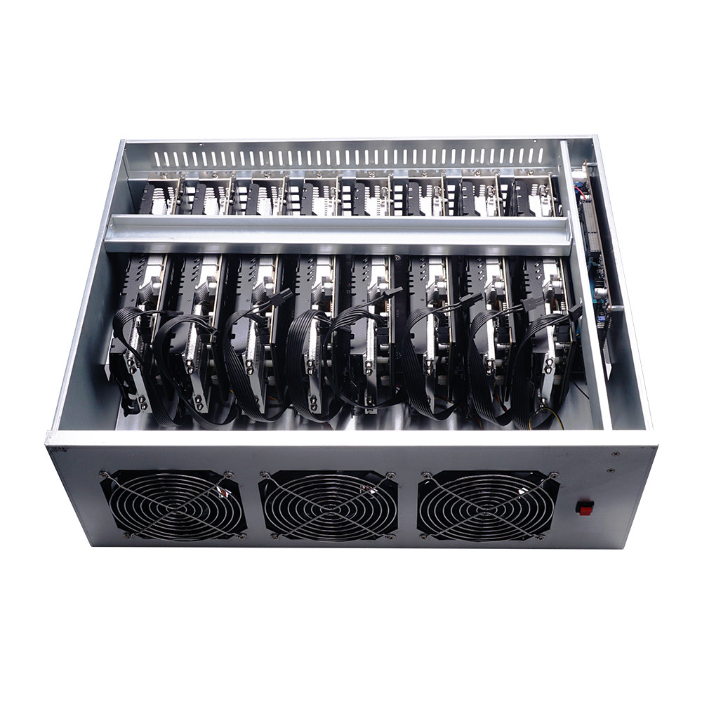 Lianli/OEM 8gpu Горнодобывающий корпус материнская плата Горнодобывающий корпус для ETH майнинга биткоинов рамки rig шасси