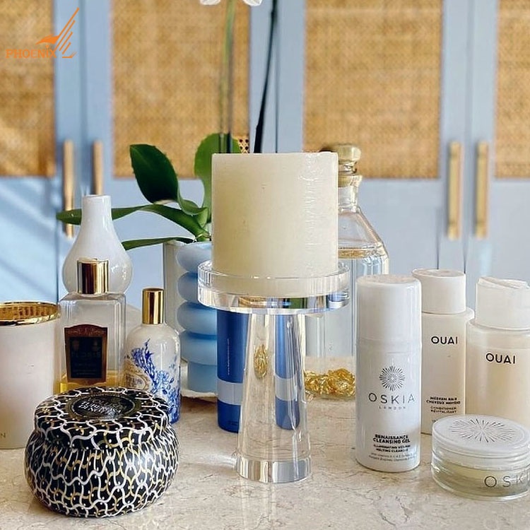 Elegant Wedding Table Decorations K9 Crystal Votive Tea Light Block Candle Holders Crystal On Sale