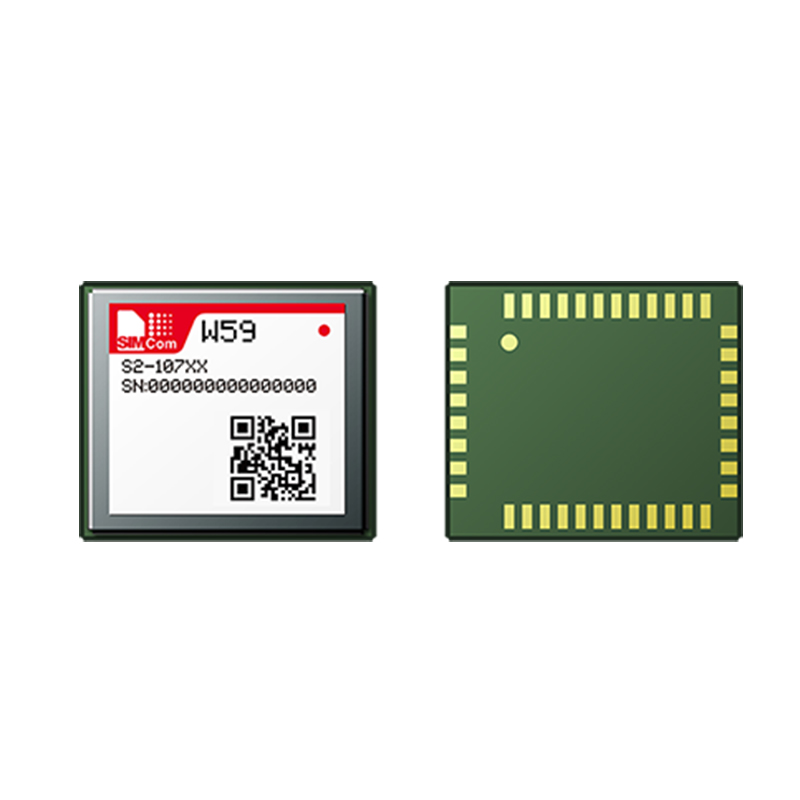 SIMCom W59 Wi-Fi и BT Wi-Fi Bluetooth LCC модуль IEEE 802.11a/b/g/n/ac 2,4 ГГц/Wi-Fi 5 ГГц б/у, с рисунками кошек, 4 LTE модуль SIM7800