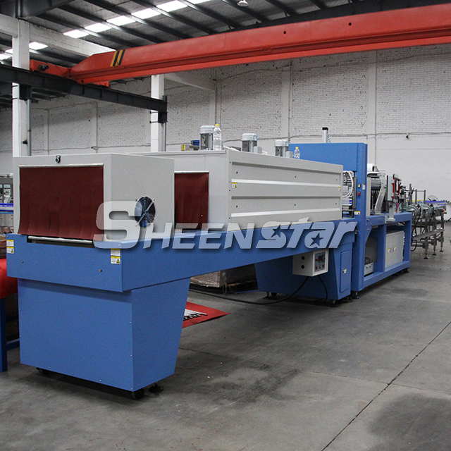 Super September Plastic Bottles PE Film Shrink Wrapping Packaging Machine