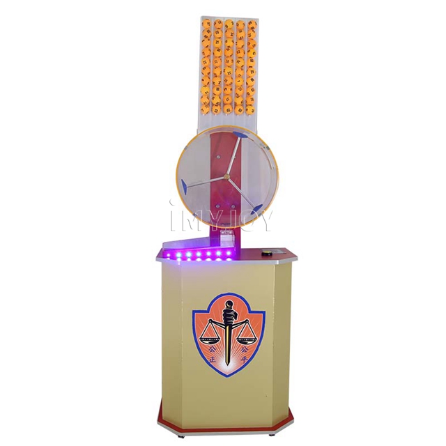 Custom color Stirring lottery machine slot gaming machine with 200pcs lottery balls