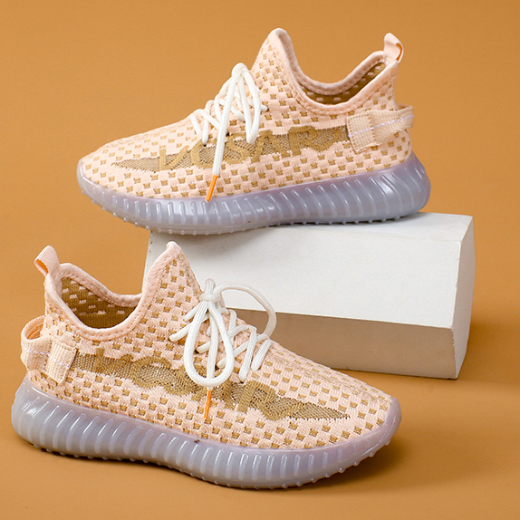 Новинка, светоотражающие кроссовки yezzy со звездами, Дышащие Модные женские кроссовки