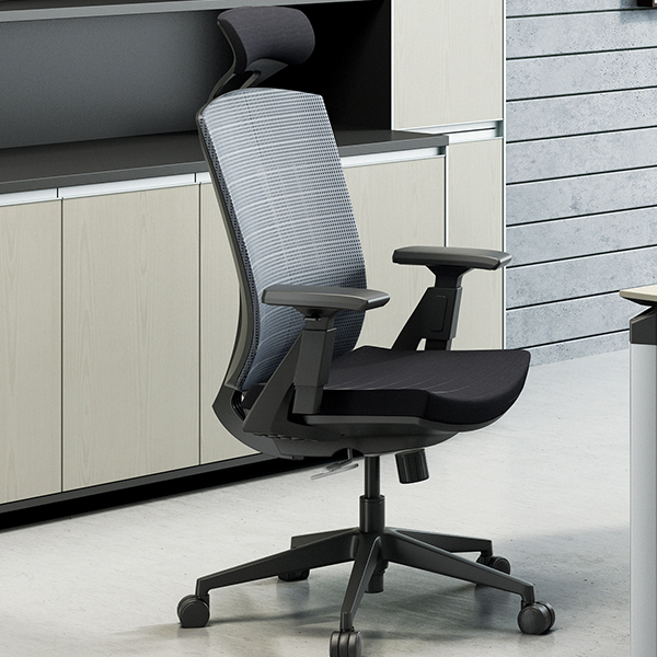 Luxury Ergonomic Brown Pu Swivel Modern Chairs Executive High Back Leather Office Chair