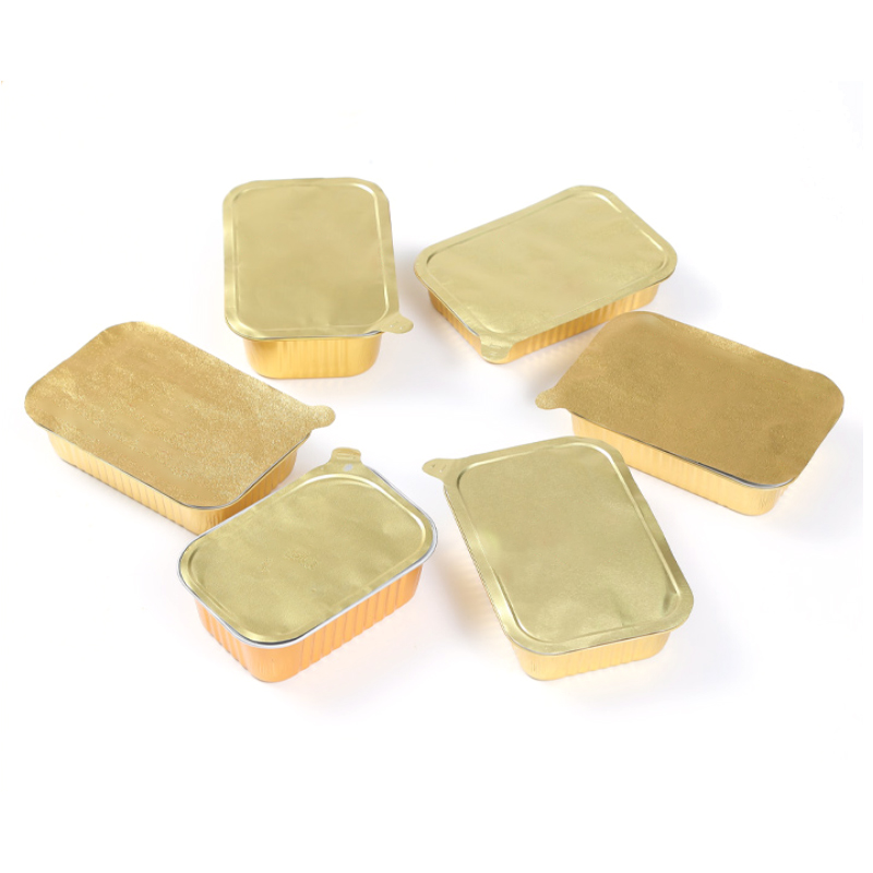 Heart-shaped Disposable Aluminum Foil Box Baked Dessert Mould Aluminum Foil Packaging Box
