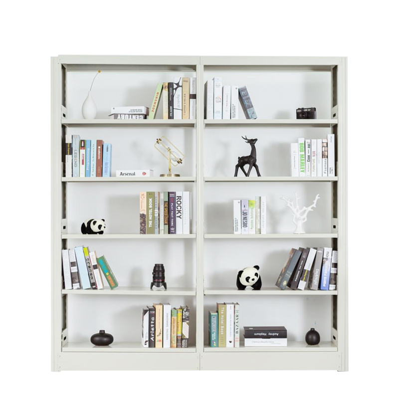 Customized Modern Metal steel storage book shelves library furniture book shelf