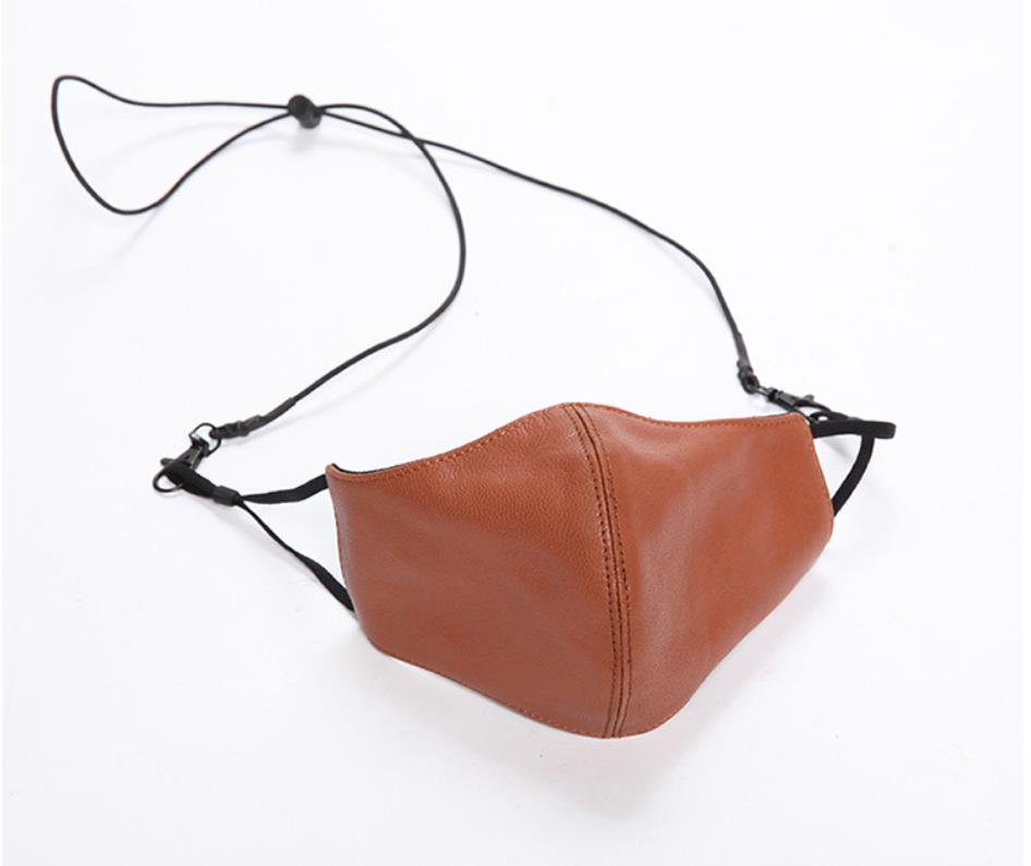New Fashion Leather Washable Face Cover Customized