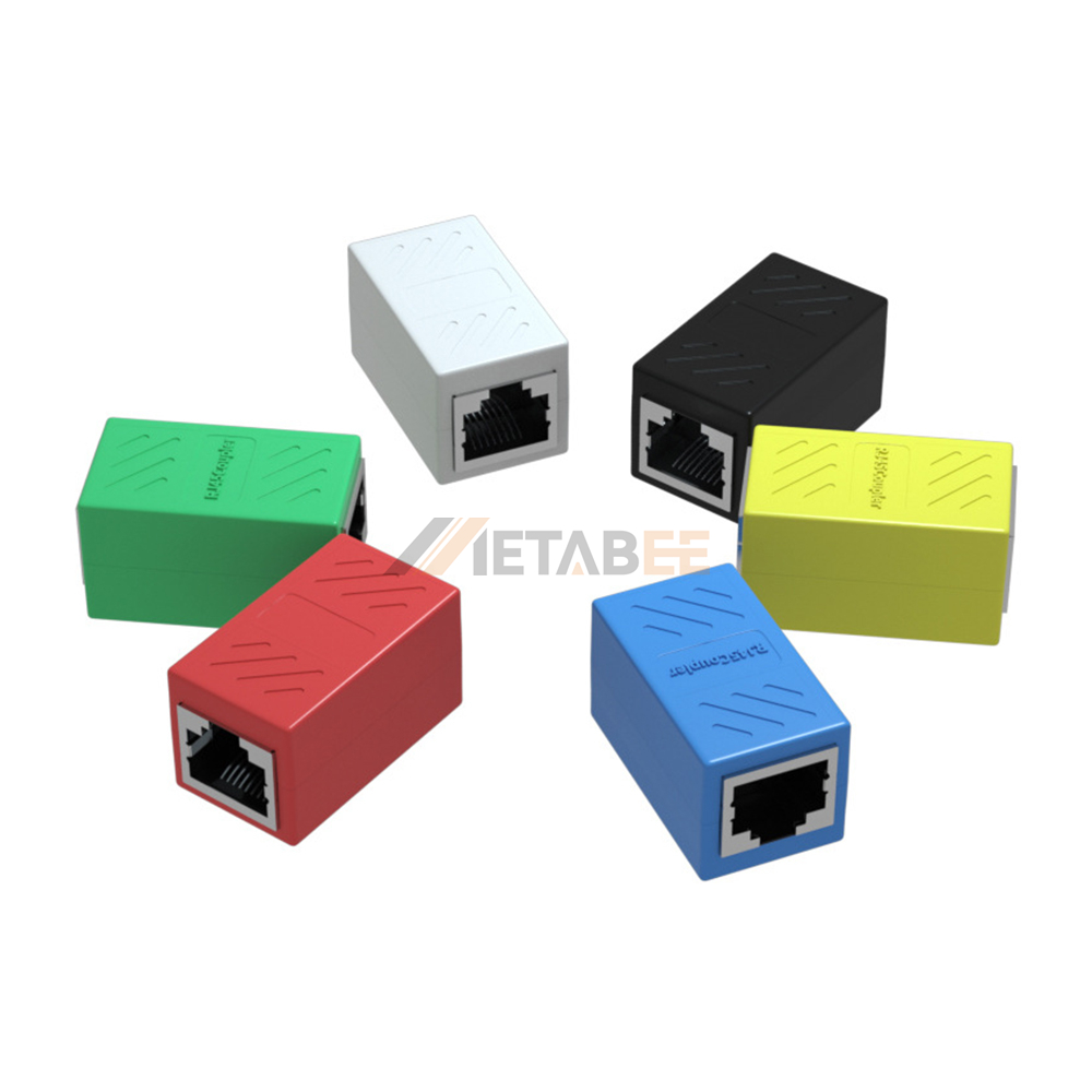 Сетевой разветвитель кабельный удлинитель соединитель RJ45 8P8C адаптер