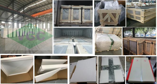 VGC Good Quality 3MM-8MM Reed/Moru/Flutelite/Nashiji/Rain Pattern Figure Textured Large Diffused Glass  Panels