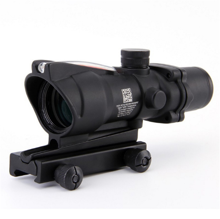 Распродажа охотничий Оптический Прицел ACOG 4X32 оптический прицел из реального волокна с красной зеленой подсветкой тактический оптический прицел