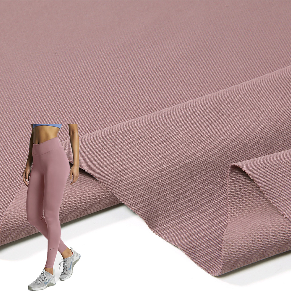 Polyester spandex lycra high elastane quick Dry naked feel lululemon fabric yoga leggings fabric