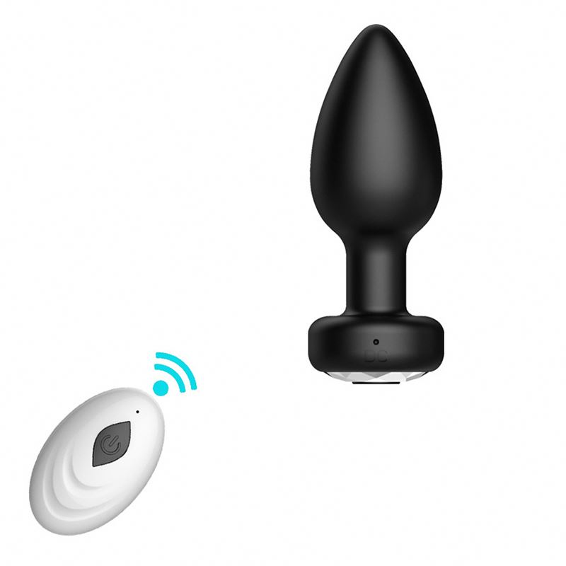 Flexible Realistic Dildo Dog Tail Vibrating Remote Remote Anal Plug De Silicon Butt