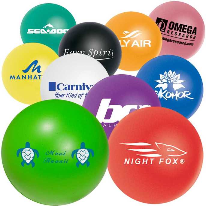 Индивидуальные круглые Stressball