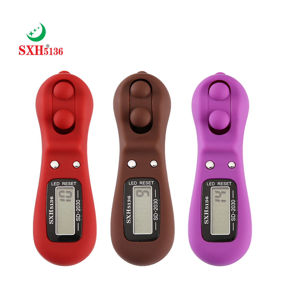 SXH5136 Фабрика оптовая Электроника цифровой Tally Counter со светодиодом оригинальный Tasbeeh цифровой силиконовый чехол бисер четки 2030P