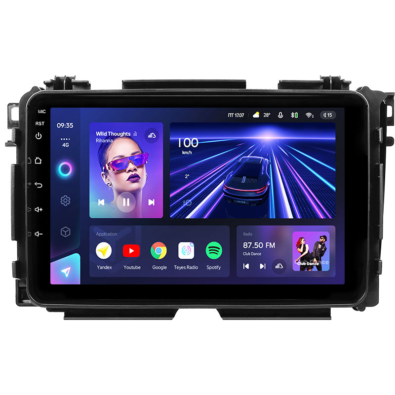 Автомагнитола TEYES CC3 для Honda Vezel HR - V HRV HR V 2015-2017, мультимедийный видеоплеер, навигация, стерео, GPS, 2din, 2 din, dvd