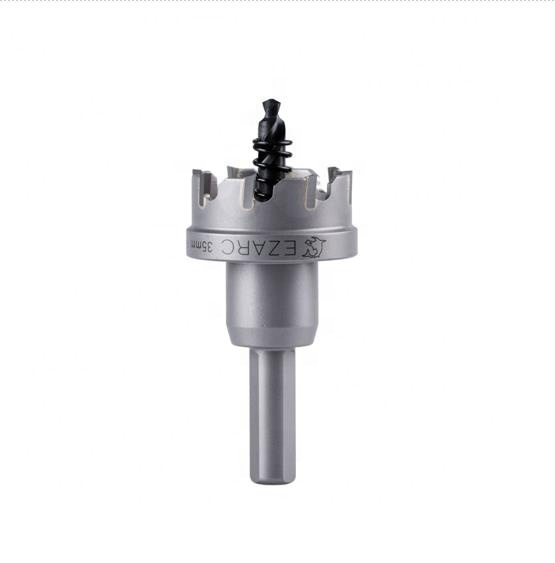 EZARC Carbide Hole Saw Heavy Duty, Hole Cutter for Stainless Steel, Sheet Metal 1-9/16'' 40mm