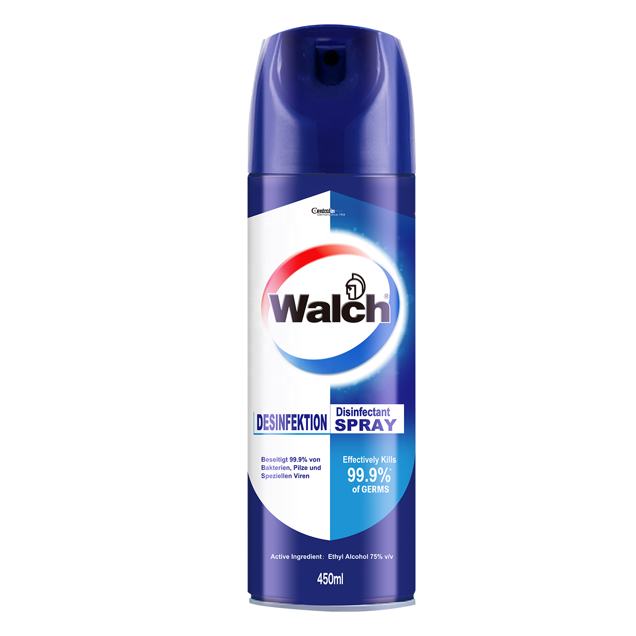 Оптовая продажа, портативный дезинфицирующий спрей Oem Walch для тумана с общей эффективностью 450 мл в аэрозольном баллоне