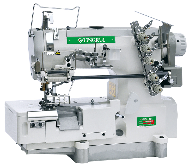 ST 500-05CB/D плоская кровать и правый нож для резки, швейная машина с блокировкой