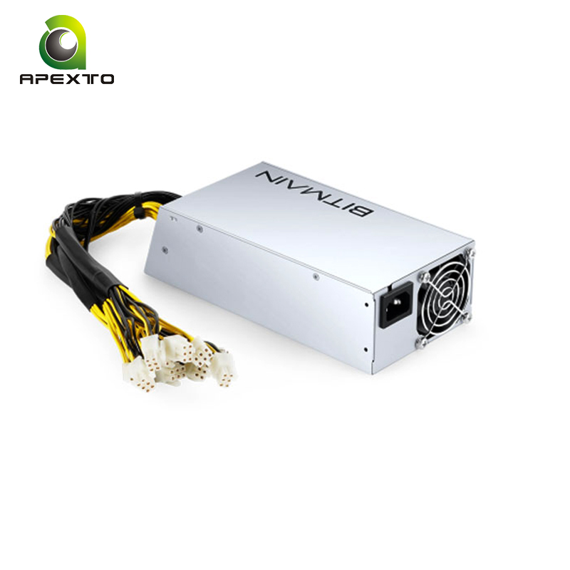 6 PIN * 2 Antminer 1800 Вт Питание BITMAIN PSU серии antminer S9 S7 L3 + PSU для bitcoin шахтер