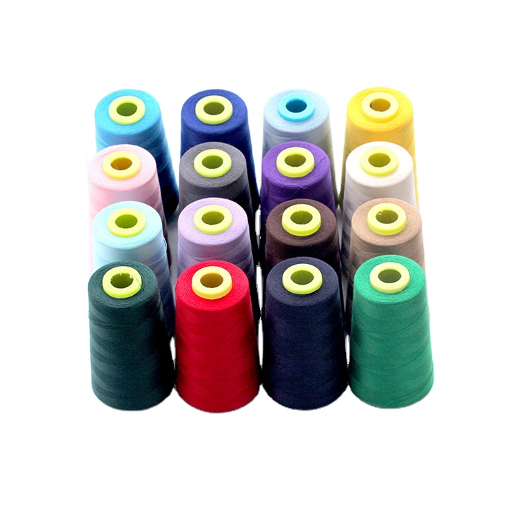 Super Strength Thick Jeans Sewing Thread 20/4 20/6 3000yards 5000yards Black Ochre Polyester Thread For Pants
