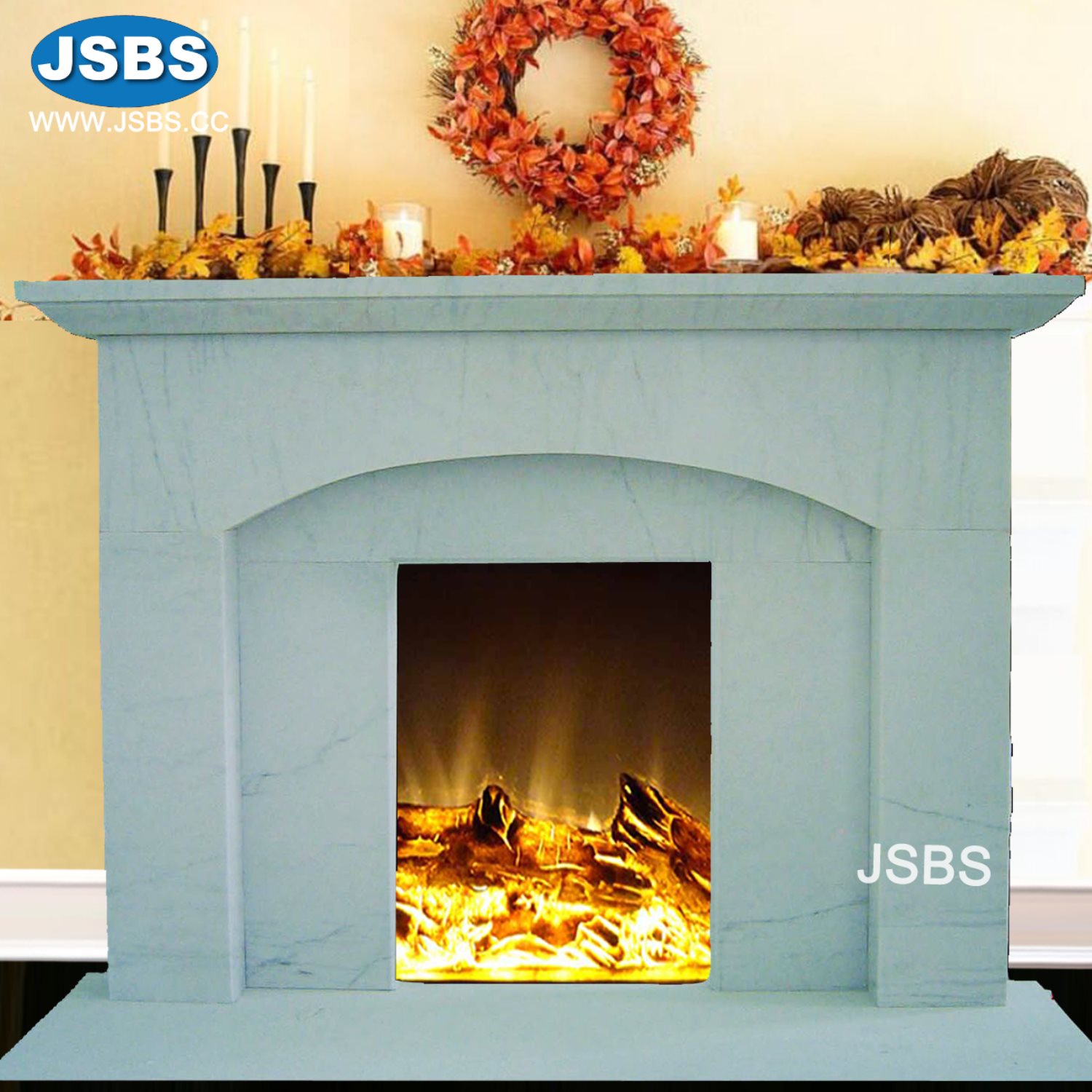 hot sale handmade natural stone shabby chic fireplaces