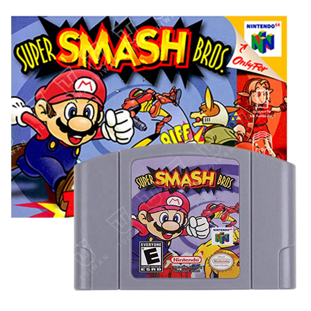 Игровая карта N64 с картриджем NTSC, американская версия, SUPER удар Брос 64 Мб, графика N64, игровая карта с картриджем для Nintendo 64