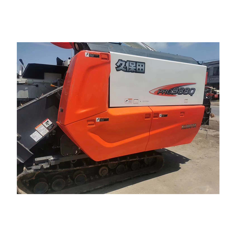 Китайская сельскохозяйственная техника second Kubota 988Q, уборочная машина для пшеницы и риса