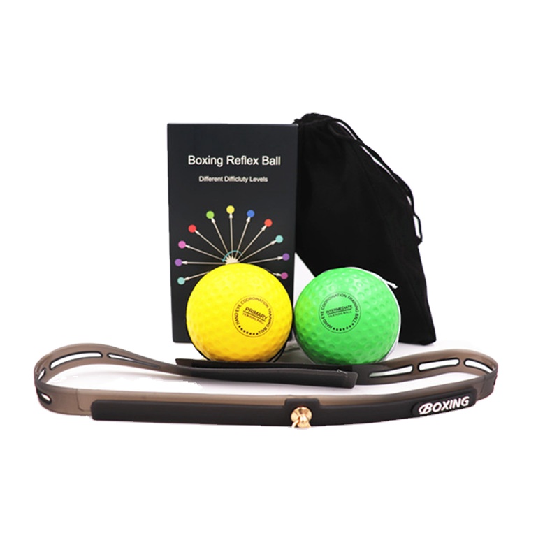 Boxing reflex ball is used for reactive agility, boxing speed fighting skills and hand-eye coordination training training ball f