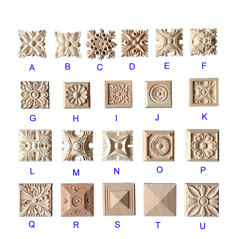 Decorative Corner Onlays и Appliques, Wood, Furniture Parts