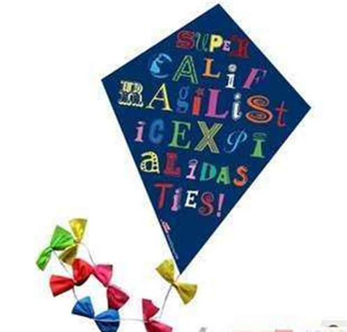custom diamond logo kite from Chinese kite factory
