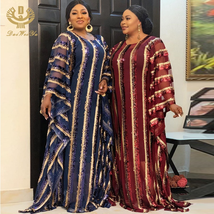 Новый дизайн, Африканский кафтан Boubou, макси-халат, женские платья с юбкой