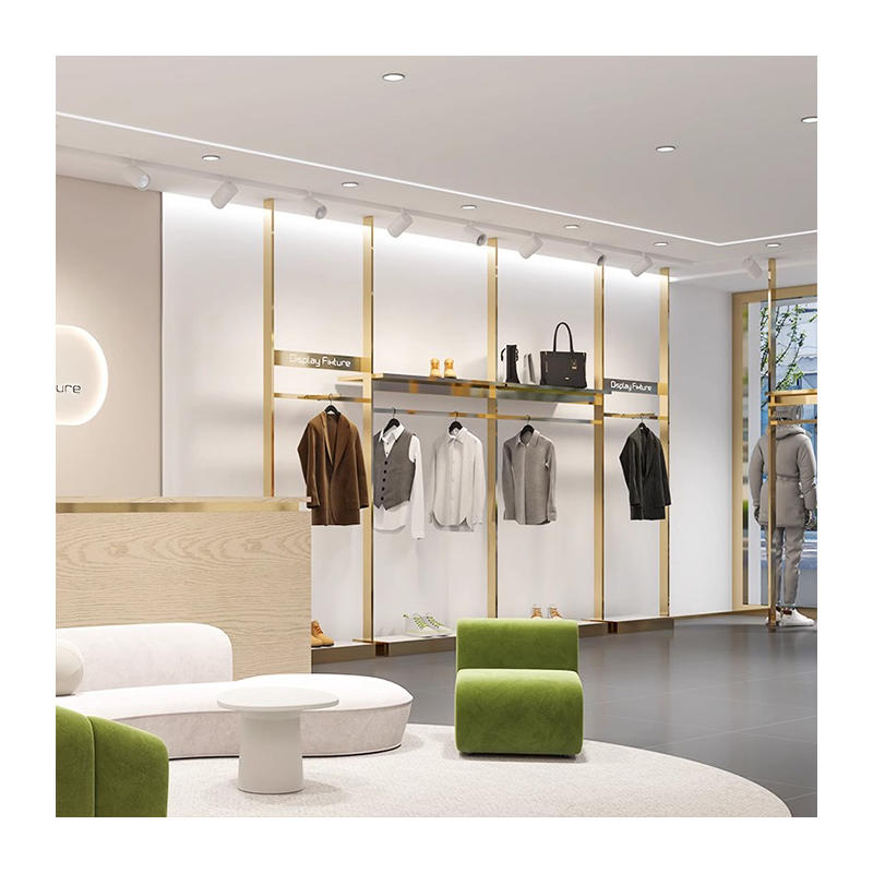 Iron Store Fashion Clothing Retail Store Display Accessories Clothing Store Accessories Interior Layout Decoration