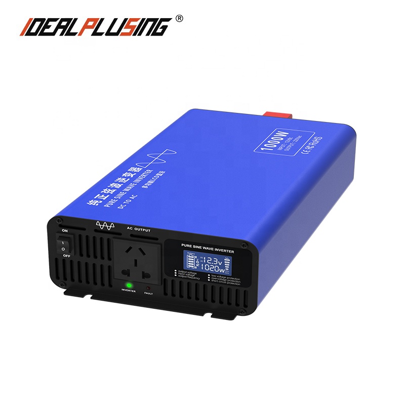 Фабрика 1000W солнечный инвертор 12В/24В/48В 60В 72В постоянного тока ac Чистая Синусоидальная волна инвертирующий усилитель мощности цена
