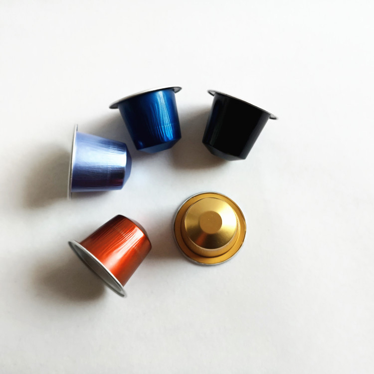 wholesale OEM/ODM Nespresso compatible arabica aluminium capsules coffee