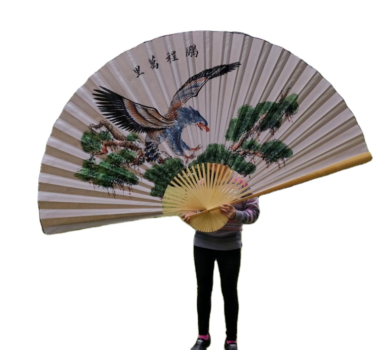 Wall Hanging Large Chinese Bamboo Fans with Kinds of Chinese Paintings