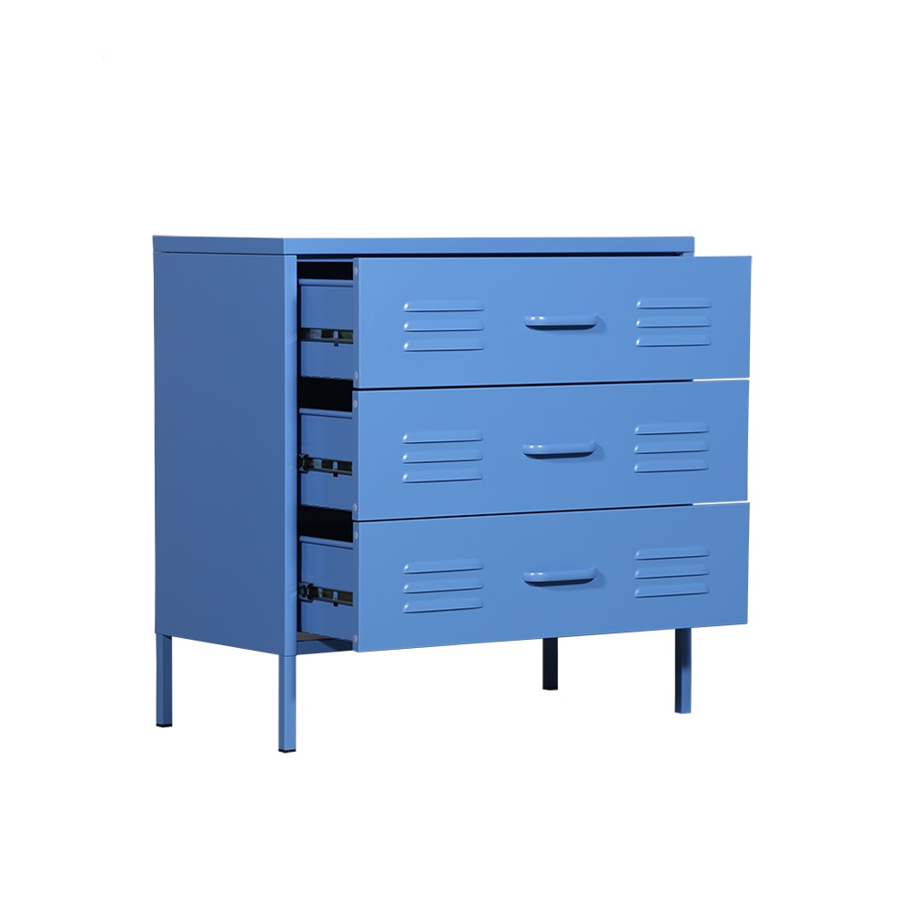 Hot-Sale Metal Home Bedroom furniture 3 drawer cabinet