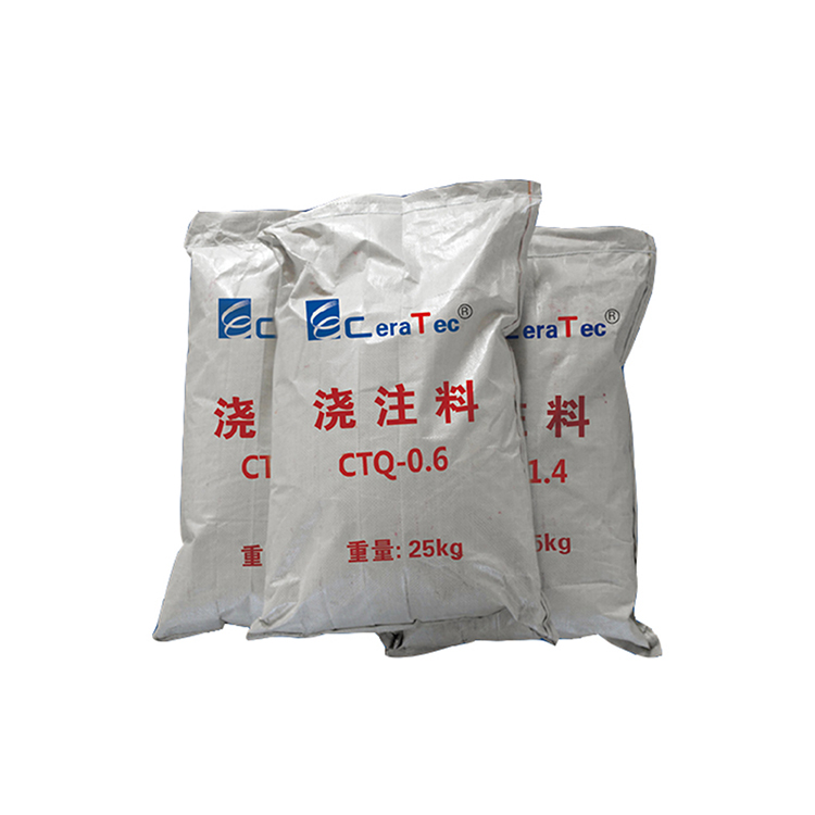 1260 1300 1430 High Temperature High Alumina Ceramic Low Cement Refractory Castable